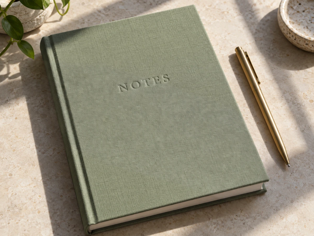 The same notebook after reducing the selected shadow